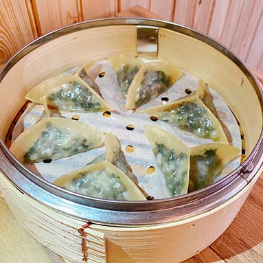 Steamed Vegetable Dumplings 素菜餃
